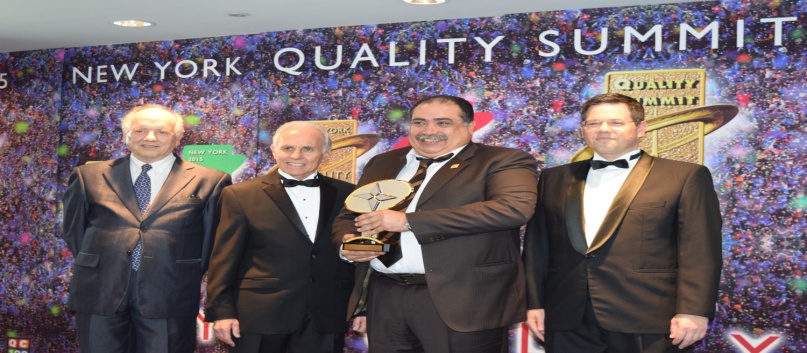 Award of international quality summit 25/26may2015